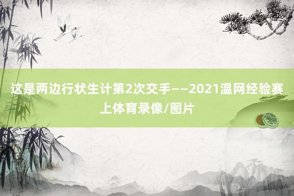 这是两边行状生计第2次交手——2021温网经验赛上体育录像/图片